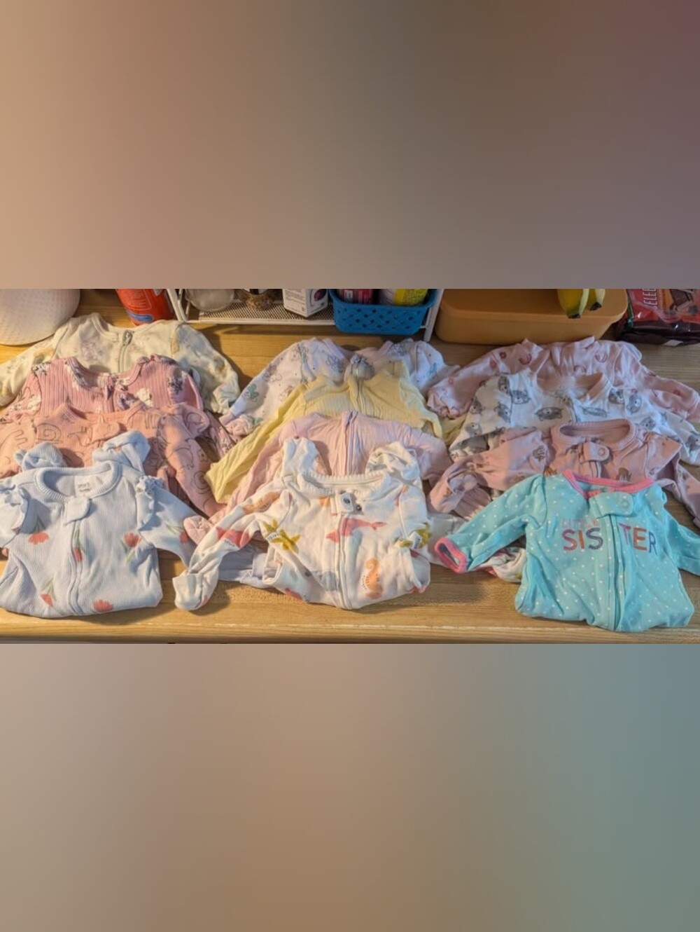 Newborn Girls Sleepers